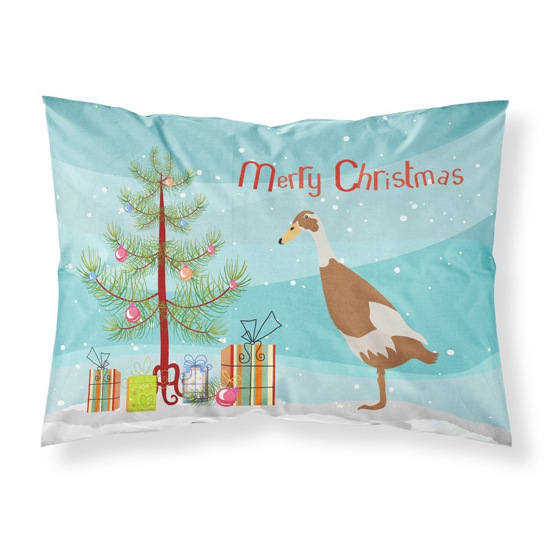 Indian Runner Duck Christmas Fabric Standard Pillowcase  Artistic Decorative Front, White Back BB9232PILLOWCASE