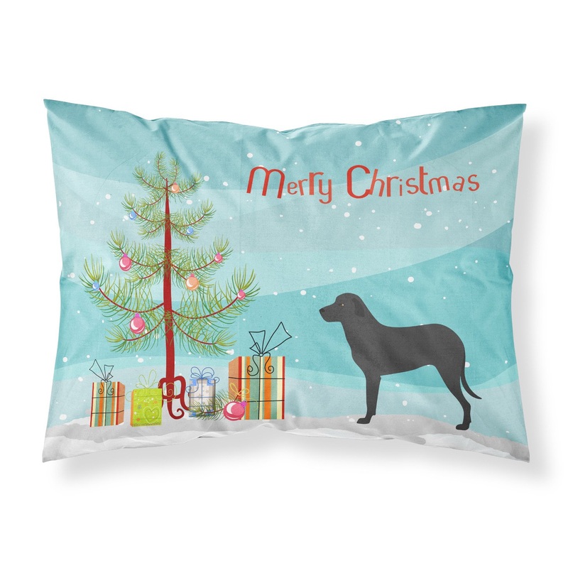 Majorca Shepherd Dog Christmas Fabric Standard Pillowcase  Artistic Decorative Front, White Back BB8508PILLOWCASE