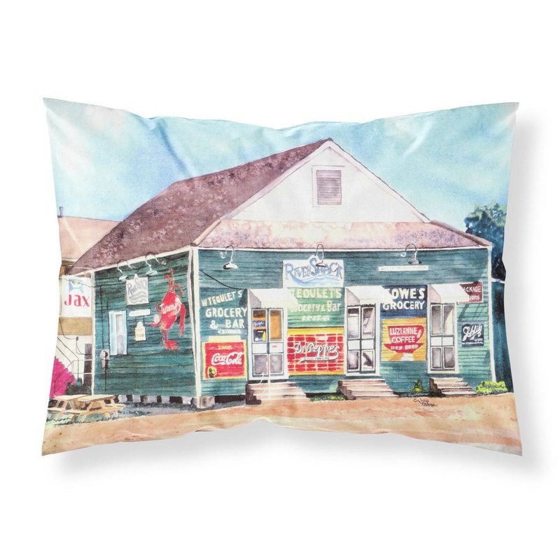 Rivershack Fabric Standard Pillowcase  Artistic Decorative Front, White Back 8704PILLOWCASE