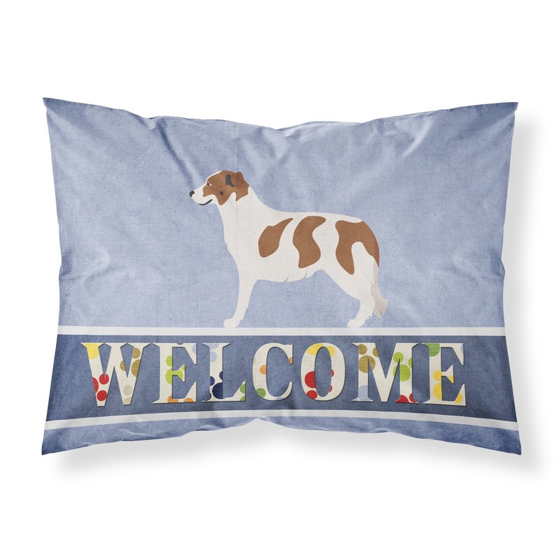 Aidi Atlas Mountain Dog Fabric Standard Pillowcase  Artistic Decorative Front, White Back BB8334PILLOWCASE