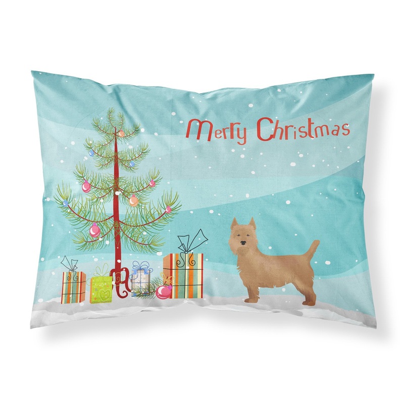 Airedale Terrier Christmas Tree  Standard Pillowcase  Artistic Decorative Front, White Back CK3444PILLOWCASE