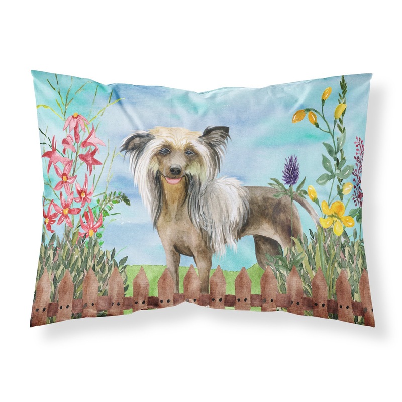 Chinese Crested Spring  Standard Pillowcase  Artistic Decorative Front, White Back CK1221PILLOWCASE