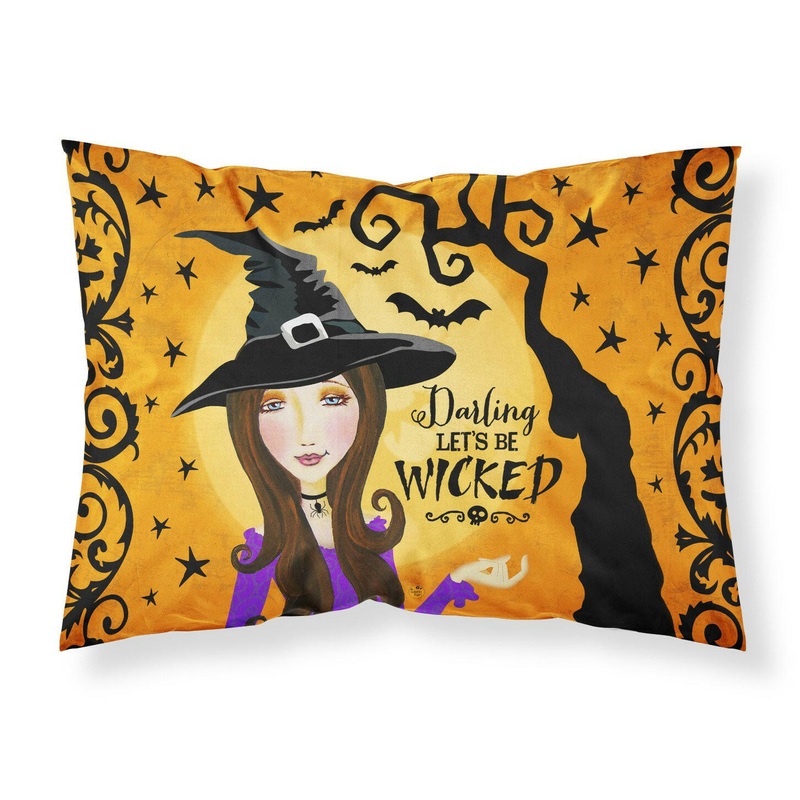 Halloween Wicked Witch Fabric Standard Pillowcase  Artistic Decorative Front, White Back VHA3019PILLOWCASE