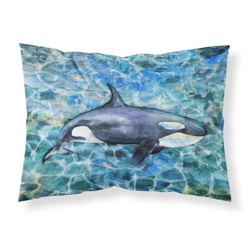 Killer Whale Orca Fabric Standard Pillowcase  Artistic Decorative Front, White Back BB5334PILLOWCASE