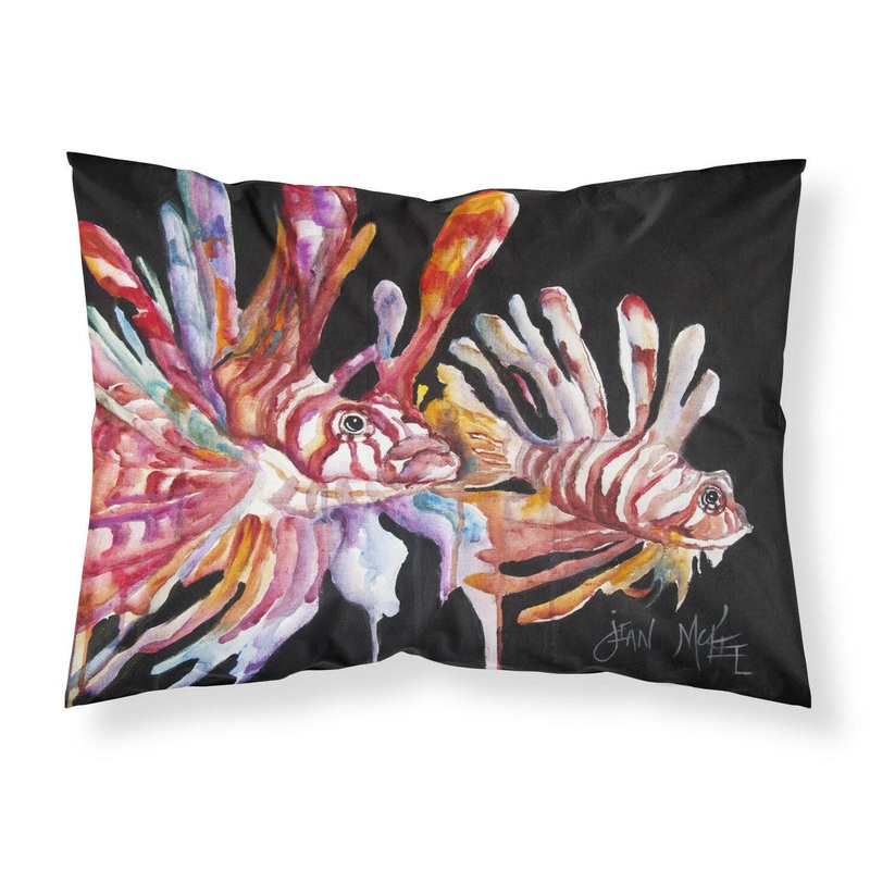Lionfish Fabric Standard Pillowcase  Artistic Decorative Front, White Back JMK1114PILLOWCASE