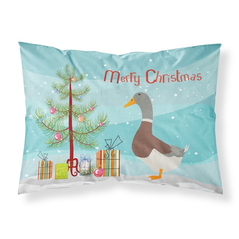 Saxony Sachsenente Duck Christmas Fabric Standard Pillowcase  Artistic Decorative Front, White Back BB9230PILLOWCASE