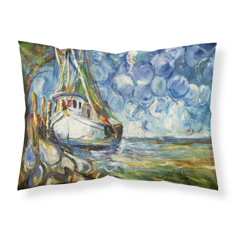 Shrimp Boat  101 Fabric Standard Pillowcase  Artistic Decorative Front, White Back JMK1080PILLOWCASE