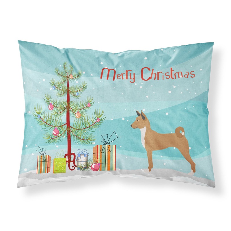 Telomian Christmas Fabric Standard Pillowcase  Artistic Decorative Front, White Back BB8495PILLOWCASE