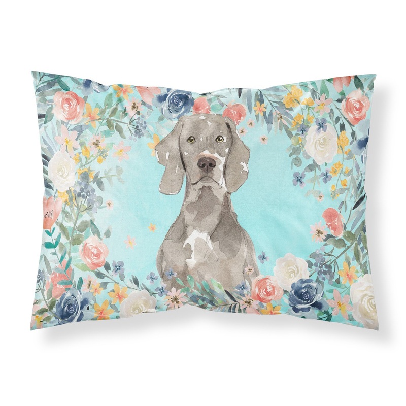 Weimaraner  Standard Pillowcase  Artistic Decorative Front, White Back CK3406PILLOWCASE