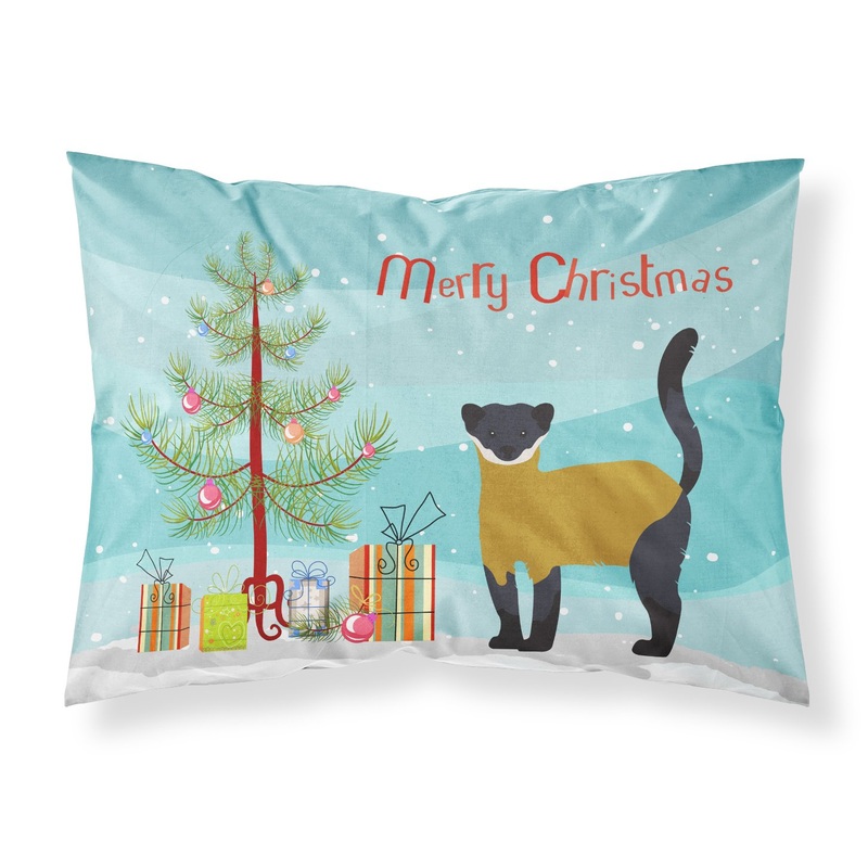 Yellow-Throated Marten Christmas Fabric Standard Pillowcase  Artistic Decorative Front, White Back BB9241PILLOWCASE