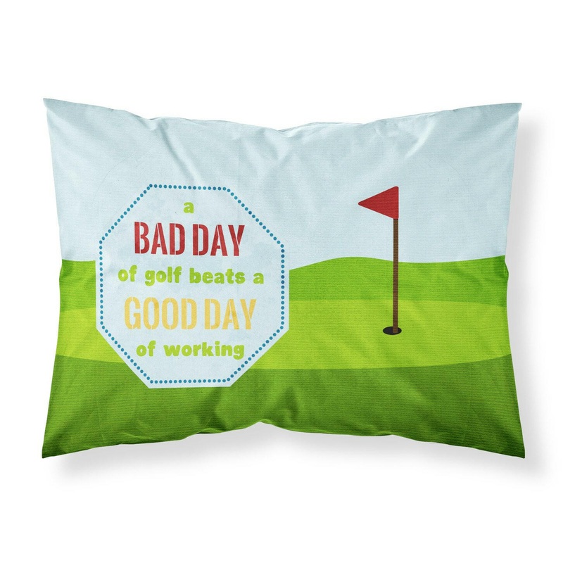 A Bad Day at Golf Standard Pillowcases  Artistic Decorative Front, Crisp White Back SB3091PILLOWCASE