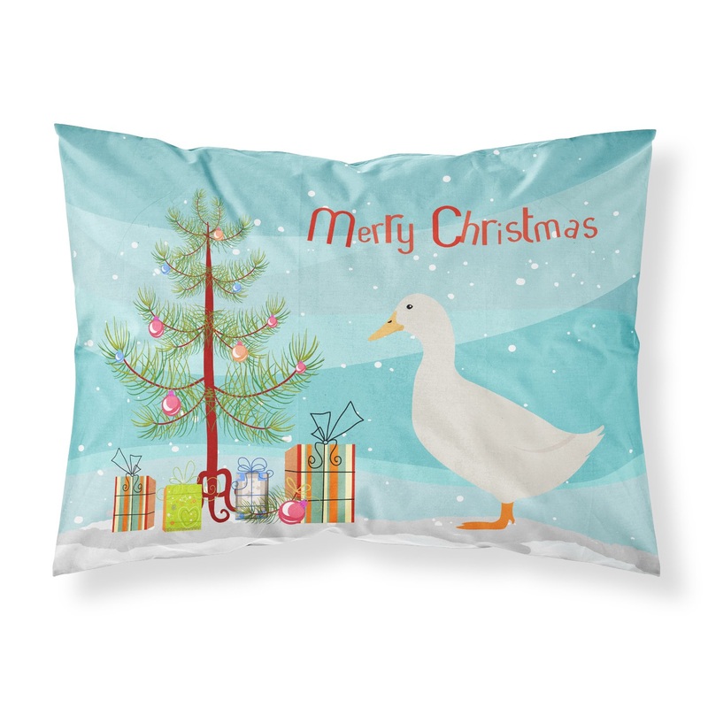 American Pekin Duck Christmas Fabric Standard Pillowcase  Artistic Decorative Front, White Back BB9227PILLOWCASE