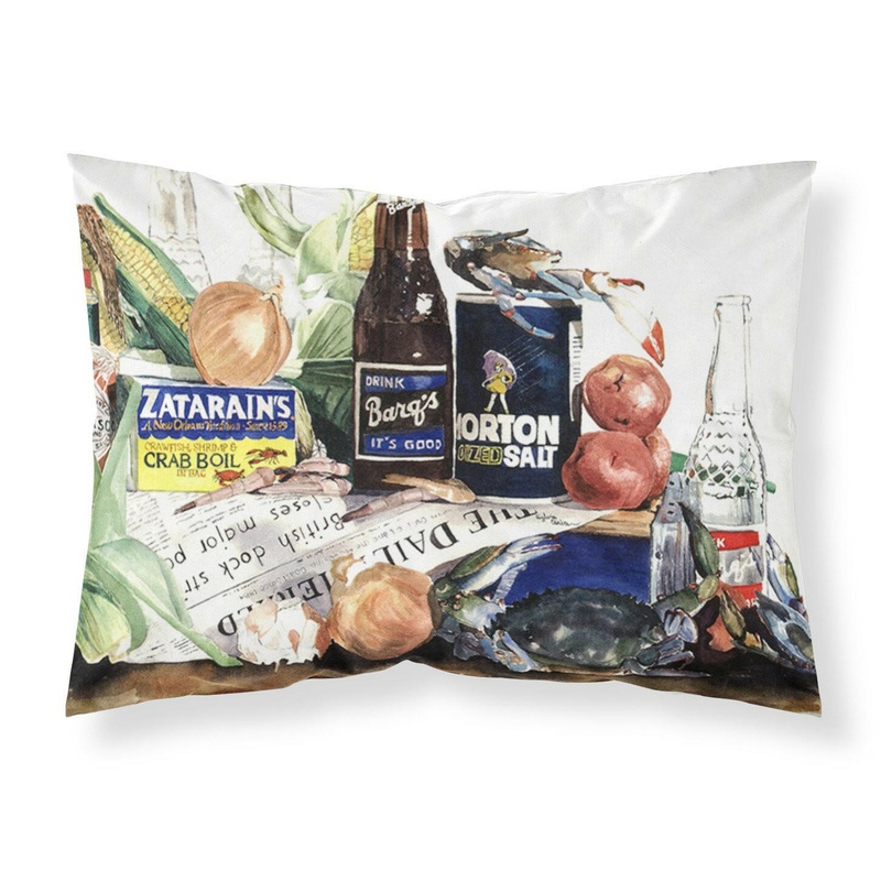 Barq's, Crabs, and spices Standard Pillowcases  Artistic Decorative Front, Crisp White Back