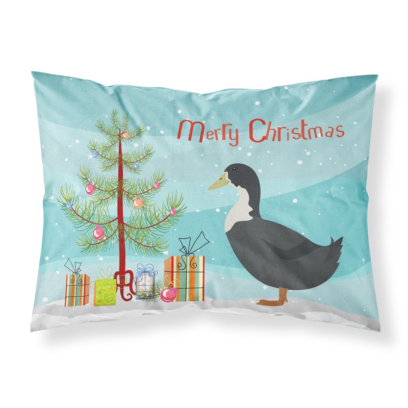 Blue Swedish Duck Christmas Fabric Standard Pillowcase  Artistic Decorative Front, White Back BB9229PILLOWCASE