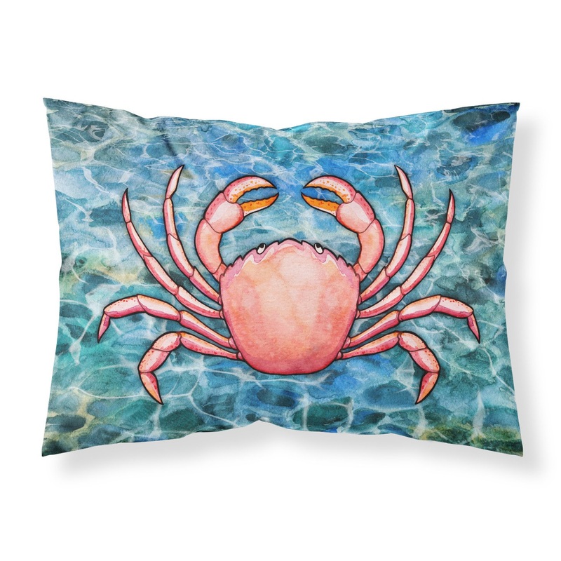 Crab Fabric Standard Pillowcase  Artistic Decorative Front, White Back BB5346PILLOWCASE