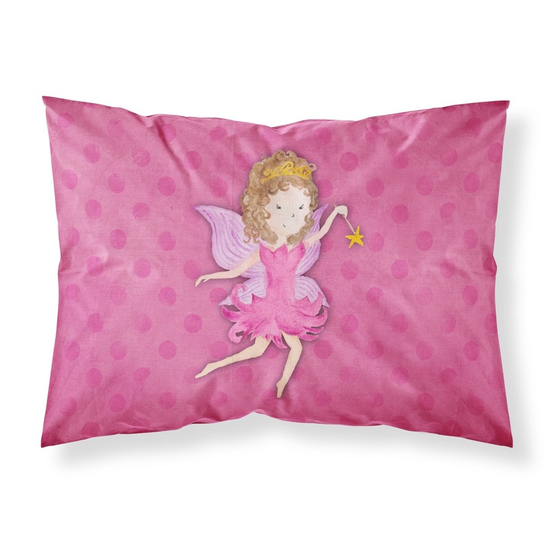 Fairy Princess Watercolor Fabric Standard Pillowcase  Artistic Decorative Front, White Back BB7406PILLOWCASE