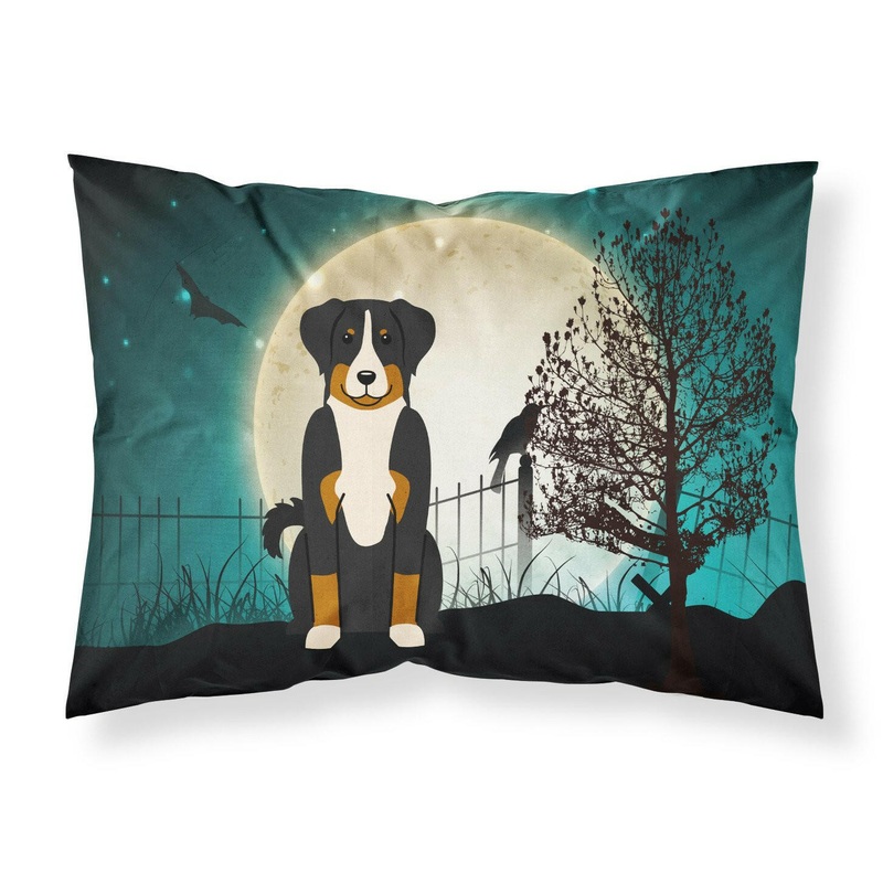 Halloween Scary Appenzeller Sennenhund Fabric Standard Pillowcase  Artistic Decorative Front, White Back BB2233PILLOWCASE