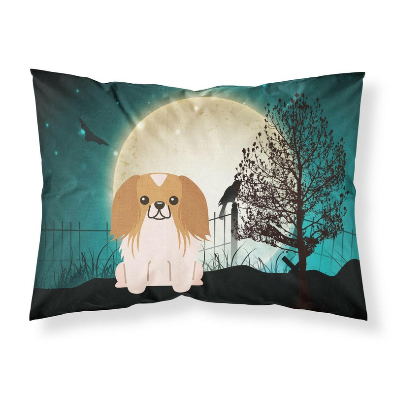 Halloween Scary Pekingnese Red White Fabric Standard Pillowcase  Artistic Decorative Front, White Back BB2293PILLOWCASE