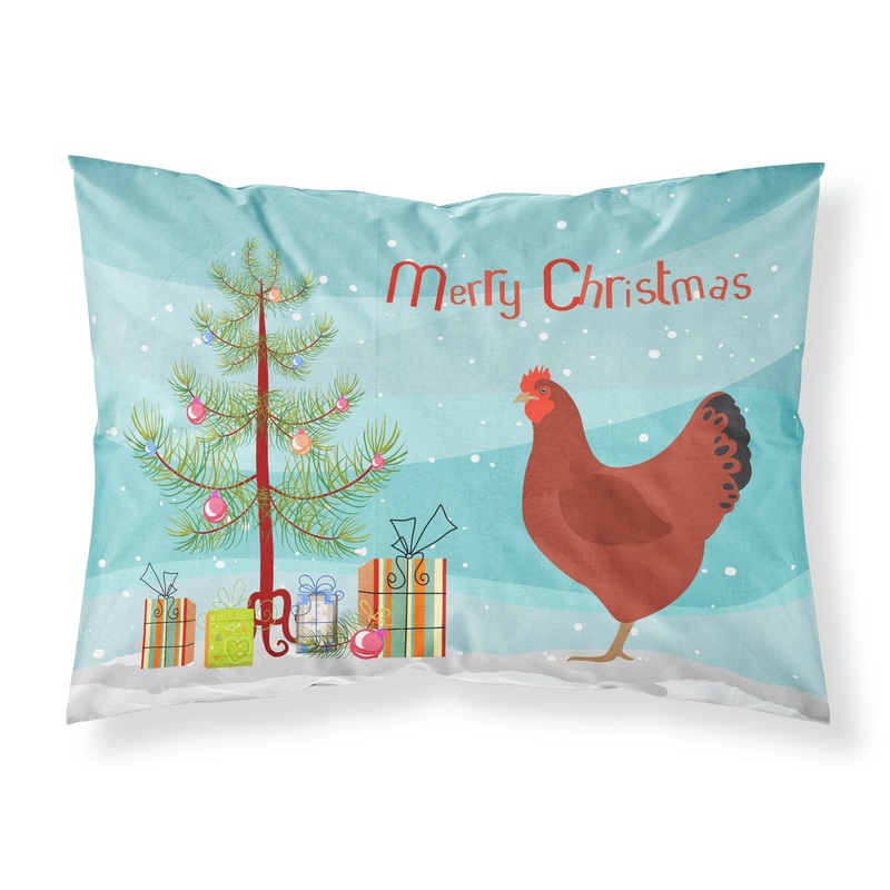 New Hampshire Red Chicken Christmas Fabric Standard Pillowcase  Artistic Decorative Front, White Back BB9210PILLOWCASE