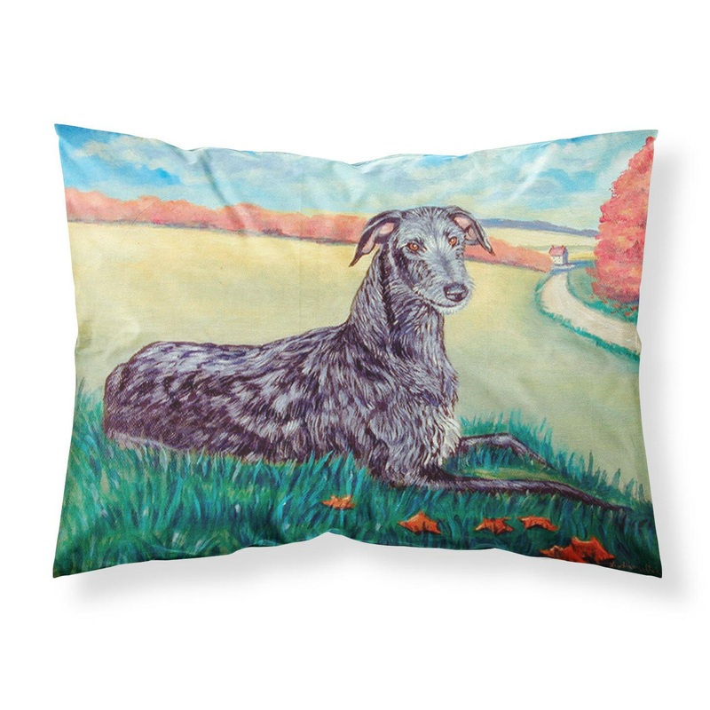 Scottish Deerhound  Standard Pillowcases  Artistic Decorative Front, Crisp White Back