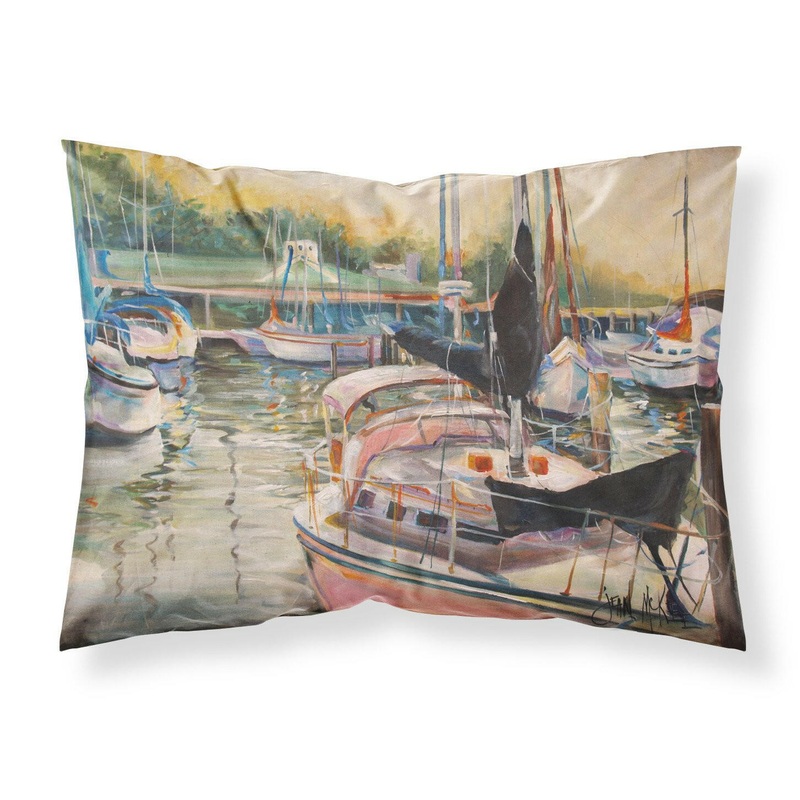 Black Sails Sailboat Fabric Standard Pillowcase  Artistic Decorative Front, White Back JMK1032PILLOWCASE