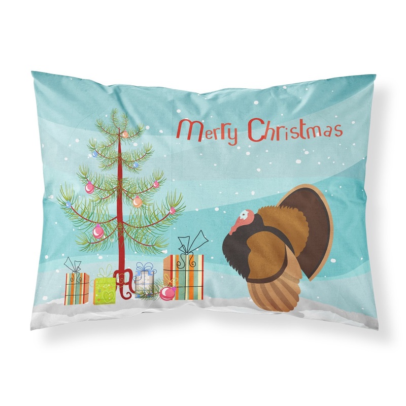 Bronze Turkey Christmas Fabric Standard Pillowcase  Artistic Decorative Front, White Back BB9353PILLOWCASE