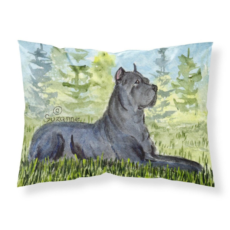 Cane Corso Standard Pillowcases  Artistic Decorative Front, Crisp White Back