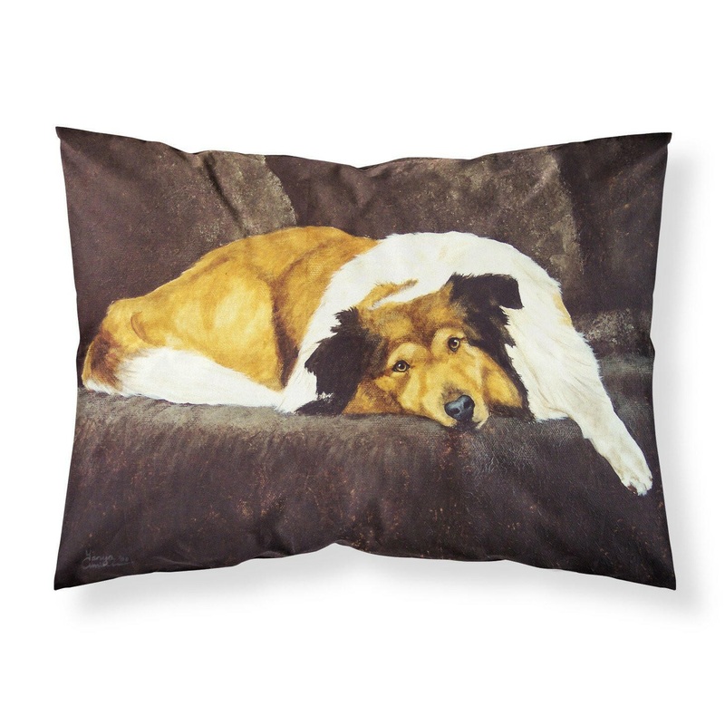 Collie by Tanya and Craig Amberson Fabric Standard Pillowcase  Artistic Decorative Front, White Back AMB1031PILLOWCASE