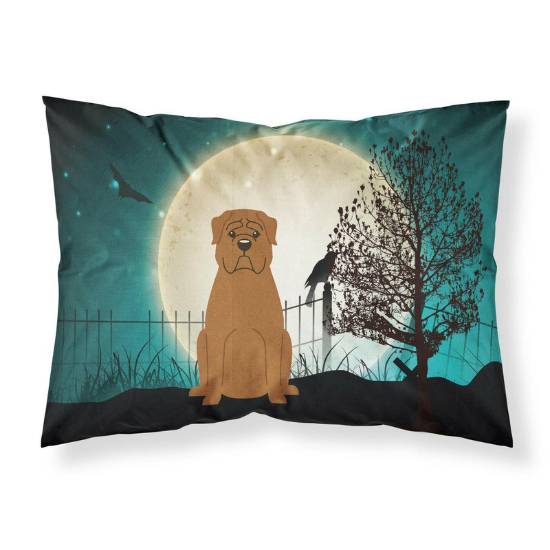 Halloween Scary Dogue de Bourdeaux Fabric Standard Pillowcase  Artistic Decorative Front, White Back BB2263PILLOWCASE