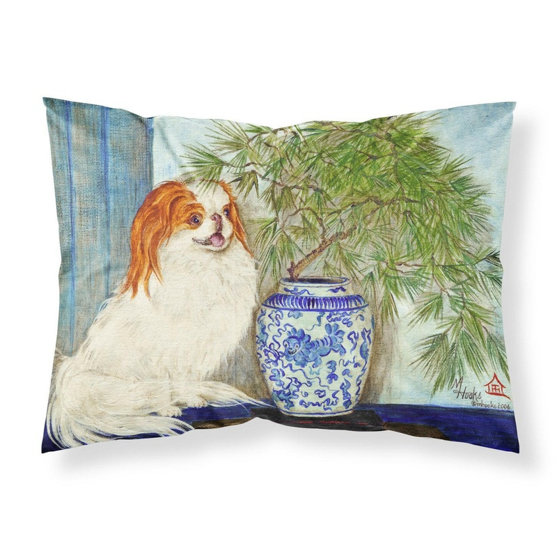 Japanese Chin Ming Vase Fabric Standard Pillowcase  Artistic Decorative Front, White Back MH1048PILLOWCASE