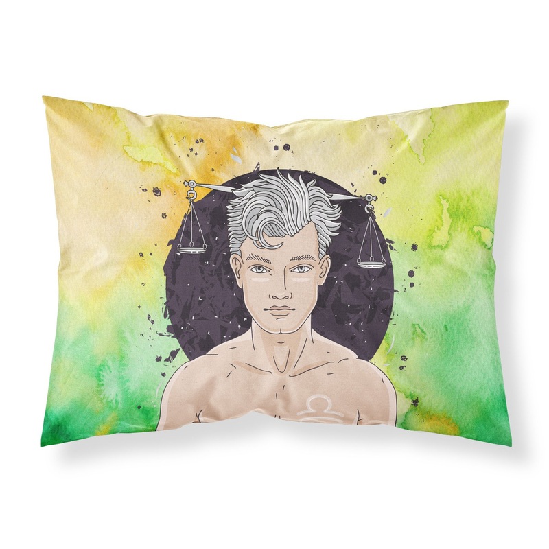 Libra Zodiac Sign Fabric Standard Pillowcase  Artistic Decorative Front, White Back BB7323PILLOWCASE