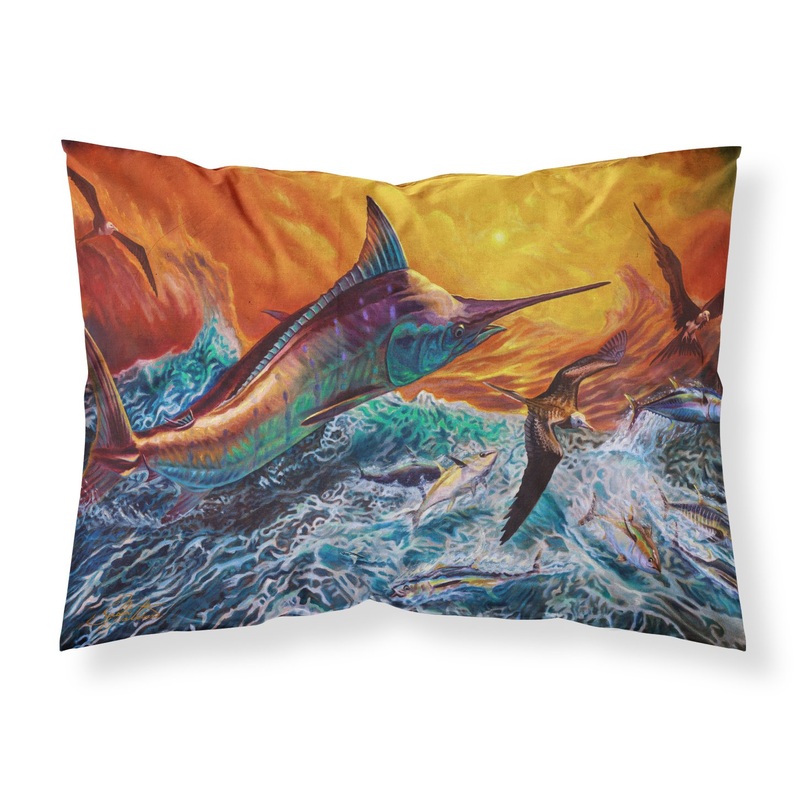 Reflective Chaos Blue Marlin  Standard Pillowcase  Artistic Decorative Front, White Back JMA2012PILLOWCASE