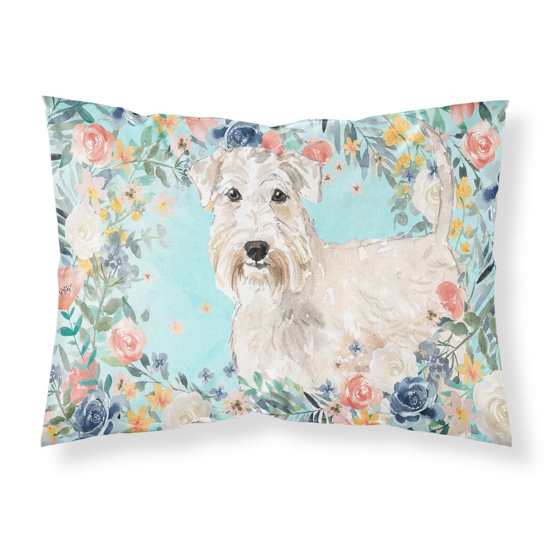 Wheaten Terrier  Standard Pillowcase  Artistic Decorative Front, White Back CK3404PILLOWCASE
