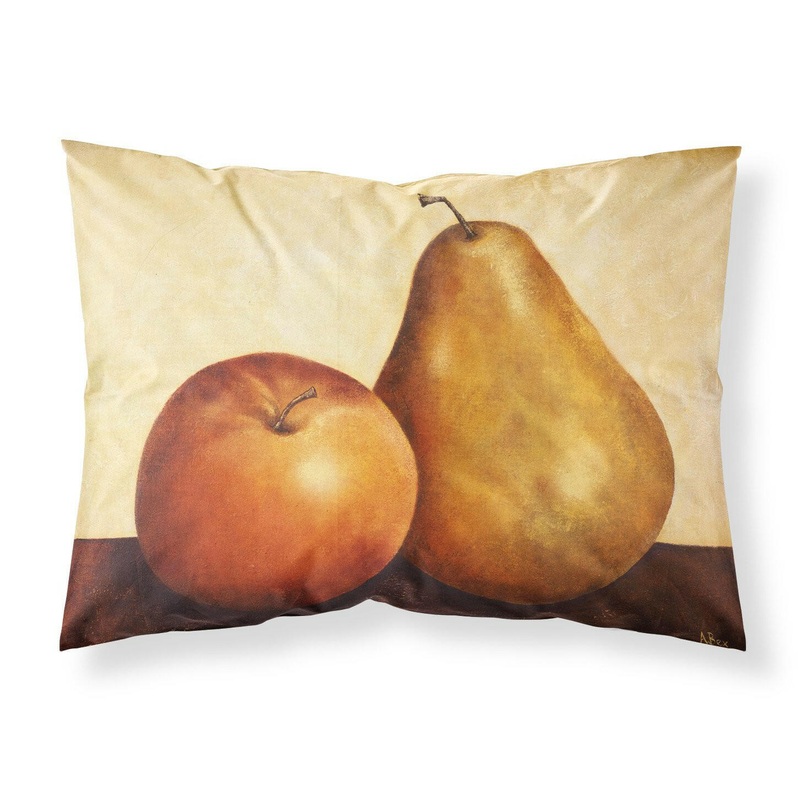 Apple and Pear Fabric Standard Pillowcase  Artistic Decorative Front, White Back BABE0089PILLOWCASE