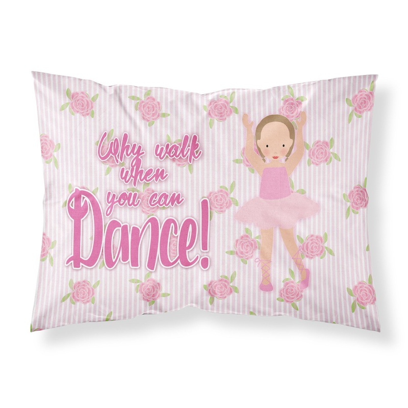 Ballet Brown Short Hair Fabric Standard Pillowcase  Artistic Decorative Front, White Back BB5385PILLOWCASE