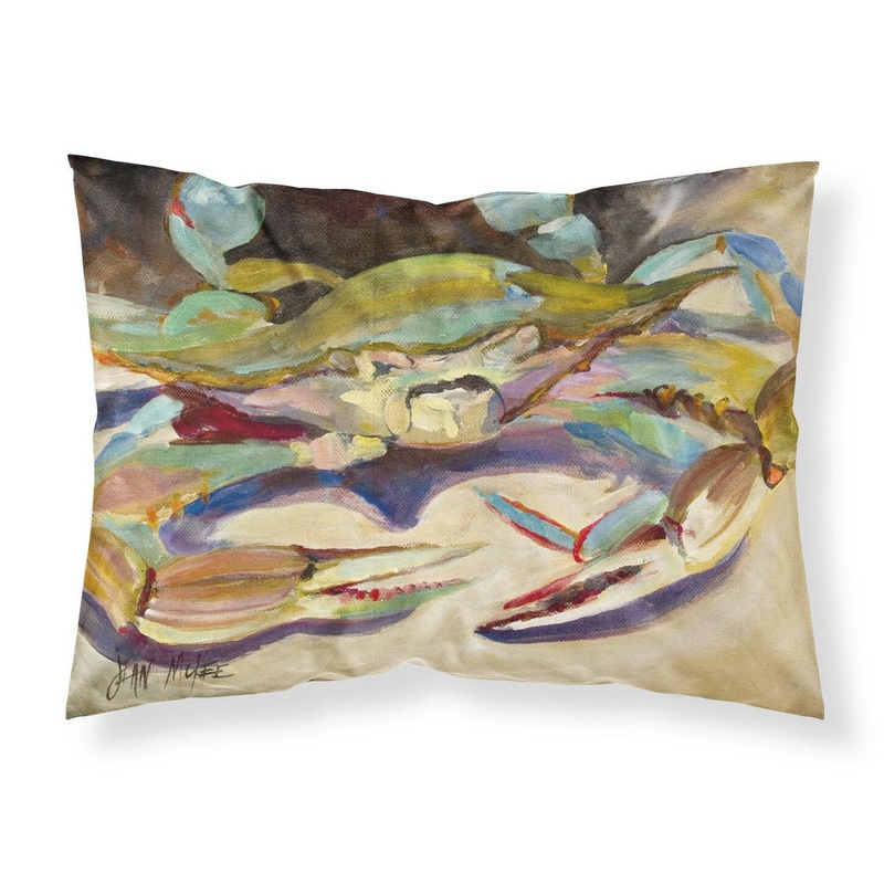 Blue Crab Tail Fin Fabric Standard Pillowcase  Artistic Decorative Front, White Back JMK1101PILLOWCASE