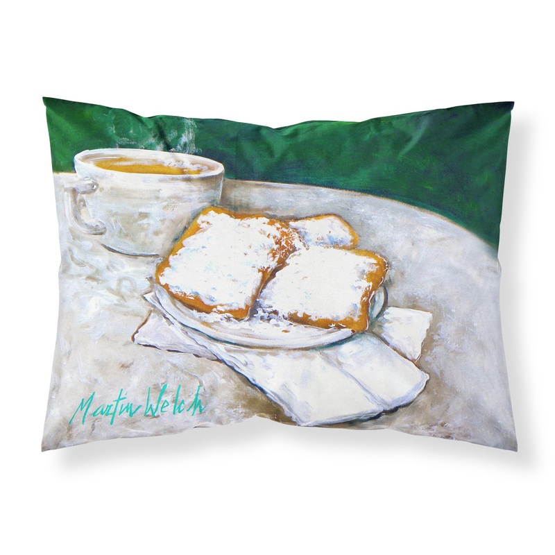 Breakfast Delight Beignets  Standard Pillowcase  Artistic Decorative Front, White Back MW1271PILLOWCASE