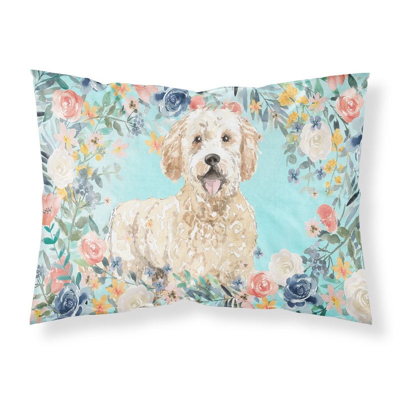Goldendoodle  Standard Pillowcase  Artistic Decorative Front, White Back CK3426PILLOWCASE