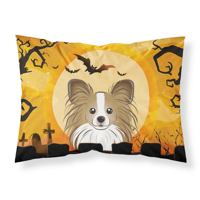 Halloween Papillon Fabric Standard Pillowcase  Artistic Decorative Front, White Back BB1806PILLOWCASE