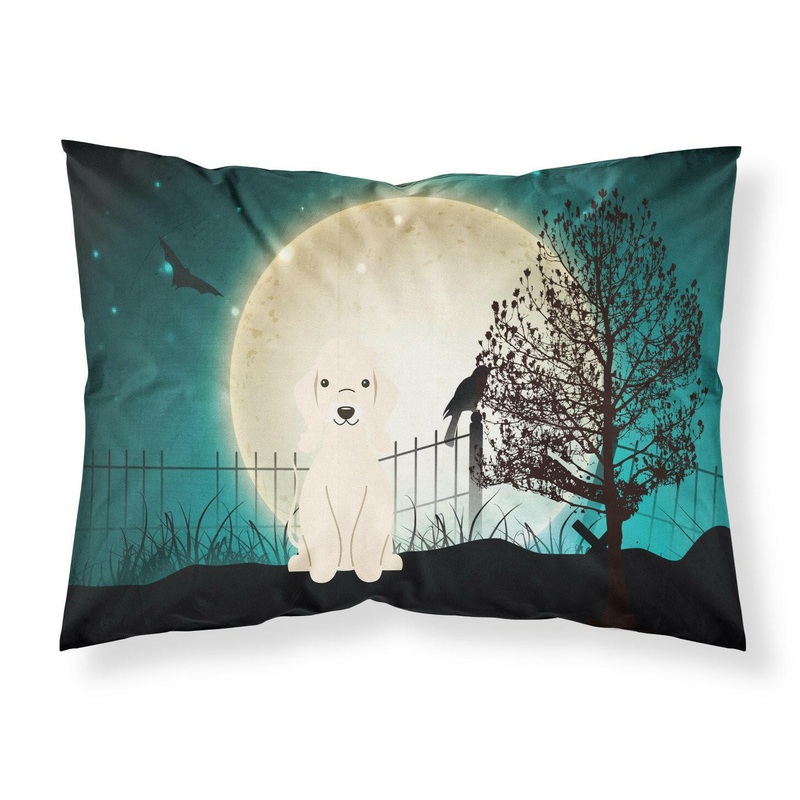 Halloween Scary Bedlington Terrier Sandy Fabric Standard Pillowcase  Artistic Decorative Front, White Back BB2281PILLOWCASE