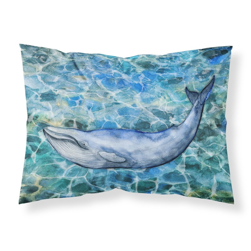 Humpback Whale Fabric Standard Pillowcase  Artistic Decorative Front, White Back BB5340PILLOWCASE