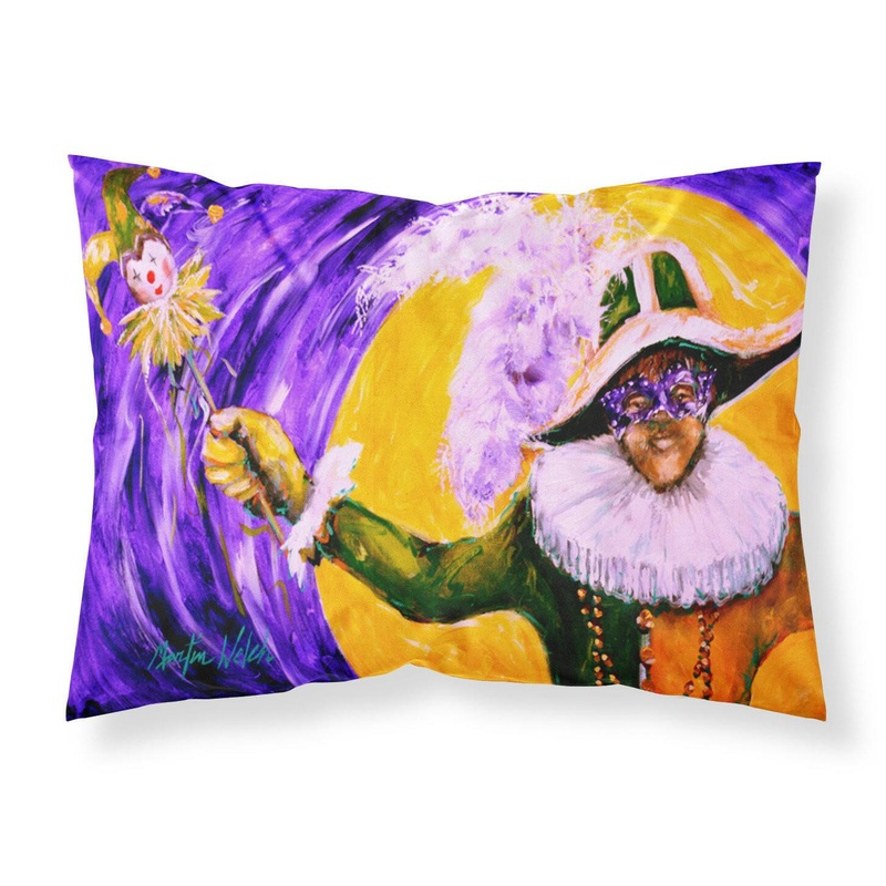 Mardi Gras Hey Mister Standard Pillowcases  Artistic Decorative Front, Crisp White Back