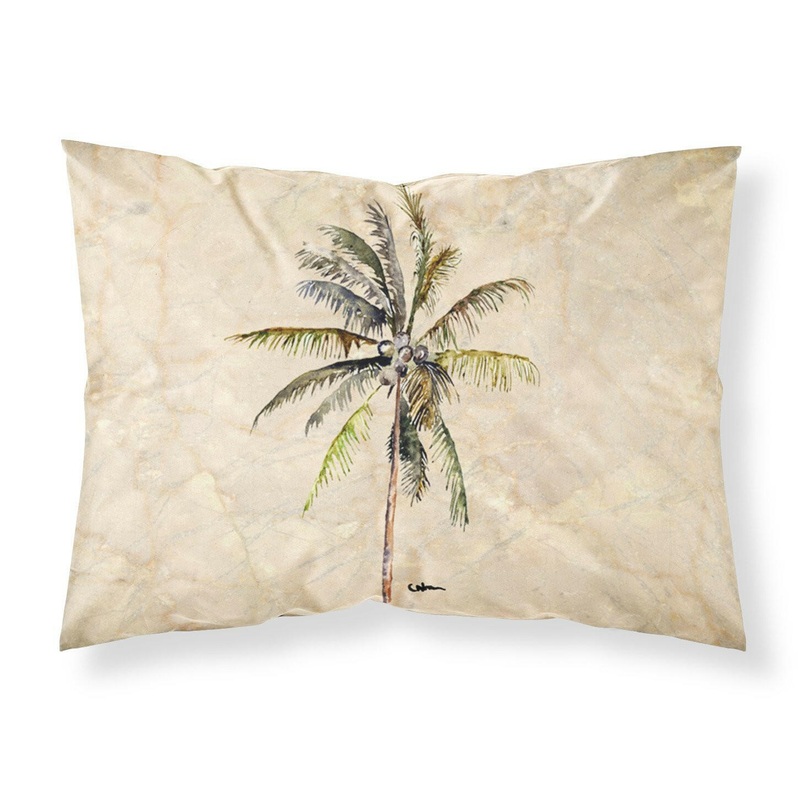 Palm Tree  Standard Pillowcases  Artistic Decorative Front, Crisp White Back