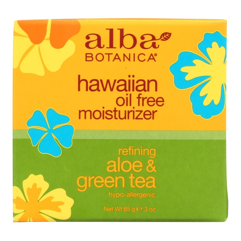 Alba Botanica - Hawaiian Aloe And Green Tea Moisturizer Oil-free - 3 Oz- Pack of 2
