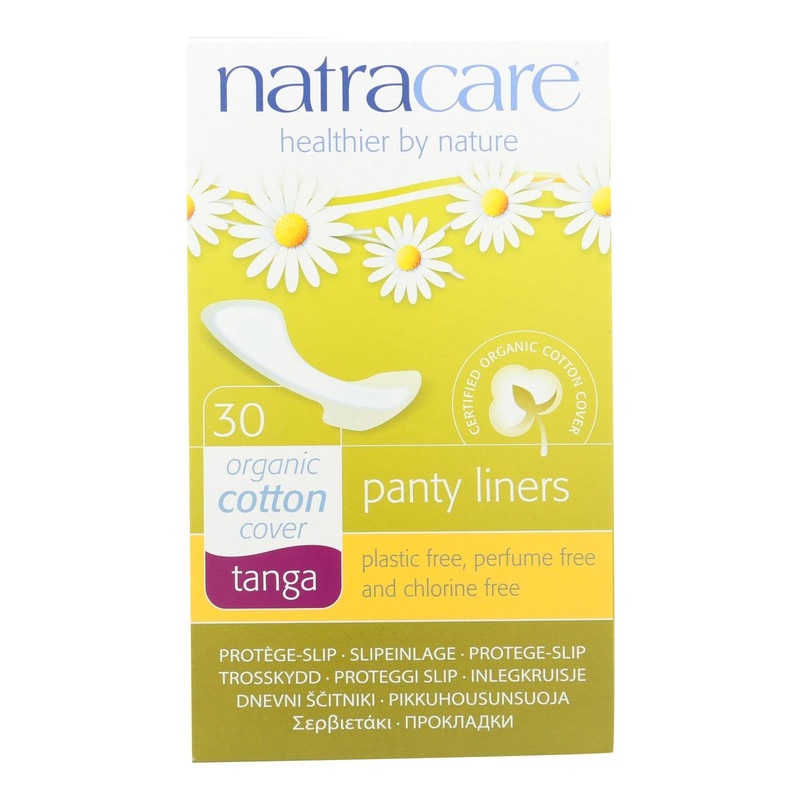 Natracare Ultra-Absorbent Tanga Panty Liners (Pack of 30)