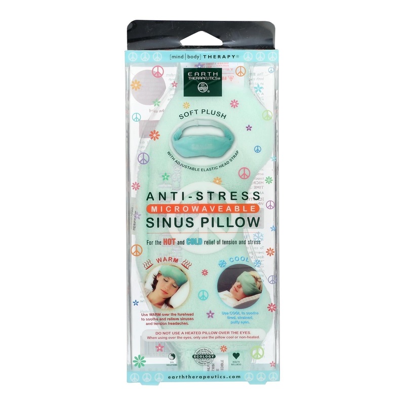 Earth Therapeutics Anti-Stress Sinus Pillow with Calming Lavender & Chamomile