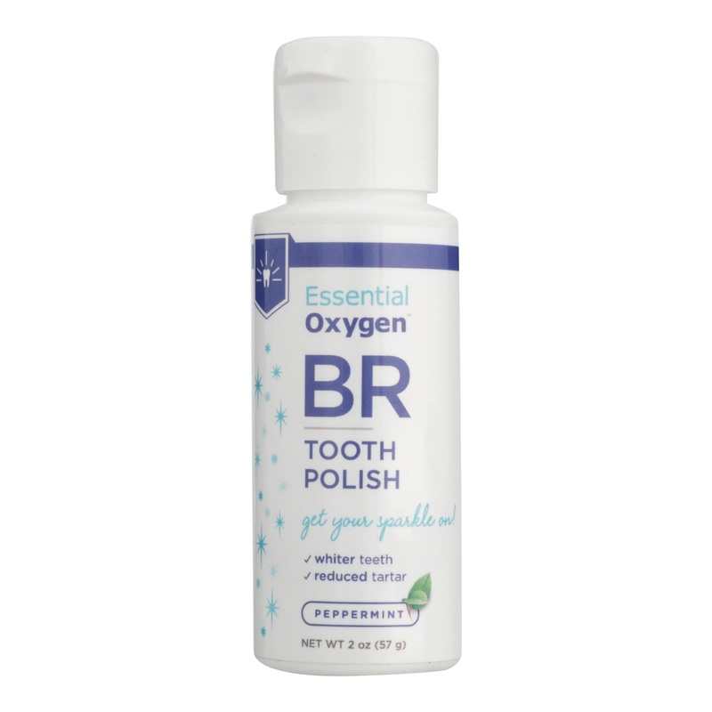 Essential Oxygen Whitening Tooth Polish - Mint - 2 Oz.