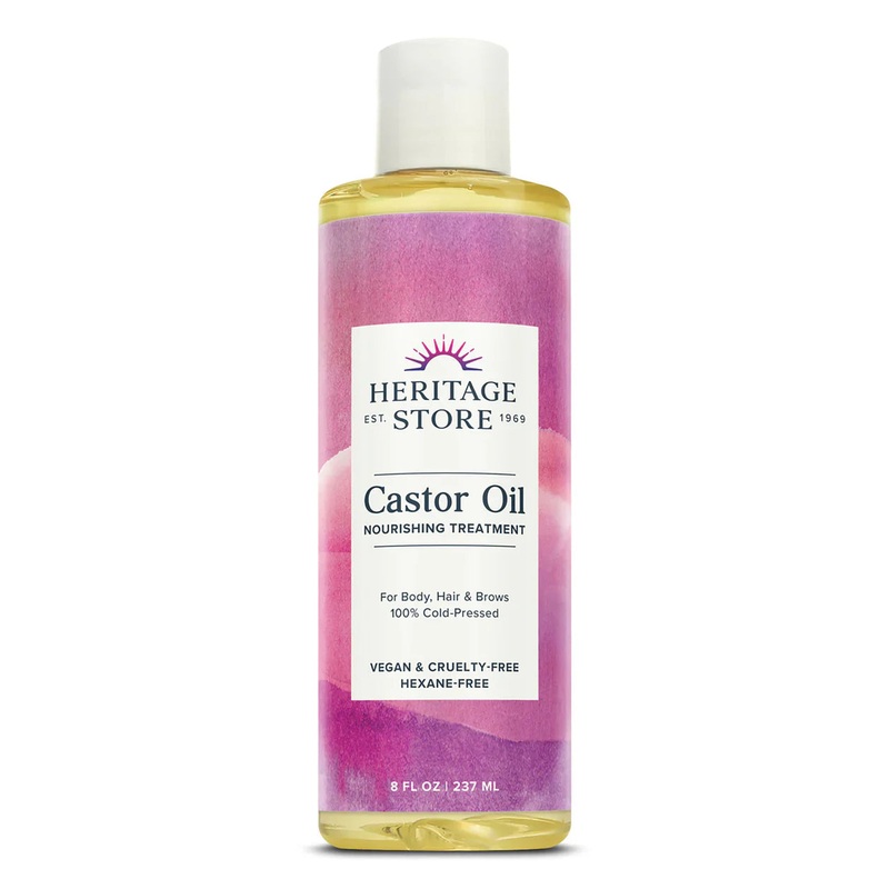 Heritage Products Hexane-Free Castor Oil, 16 Fl Oz