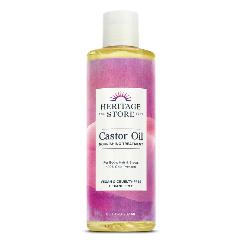 Heritage Products Pure Castor Oil, Hexane-Free, 8 Fl Oz