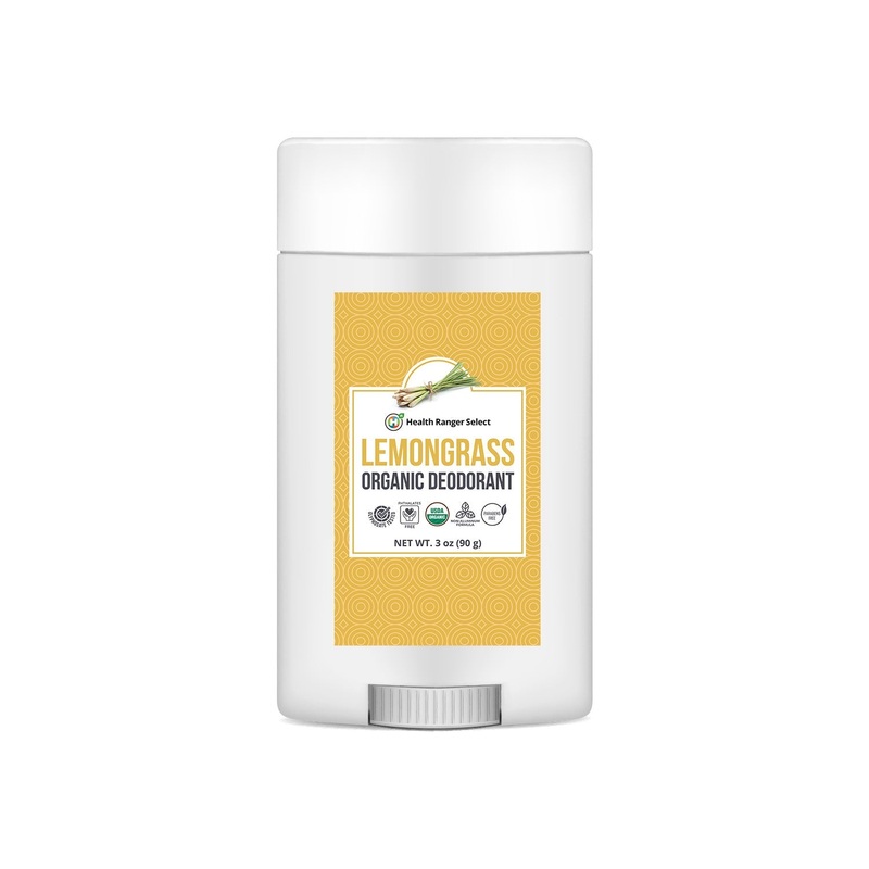 Organic Lemongrass Deodorant 3oz (90g)